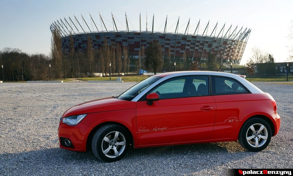 Audi A1 bok Stadion Narodowy