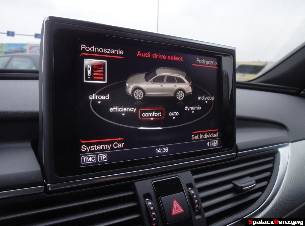 Audi drive select w MMI w Audi A6 allroad quattro