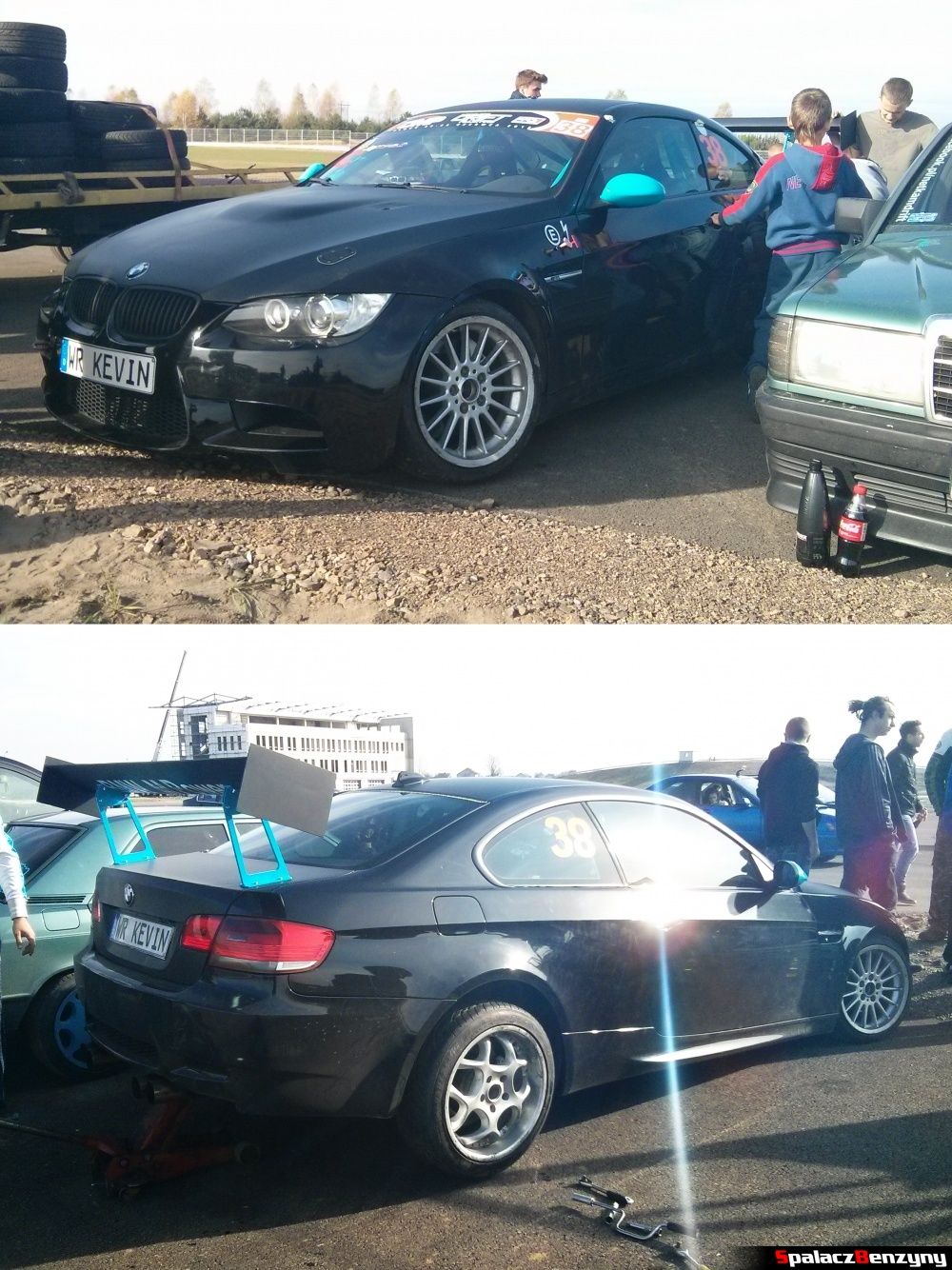 BMW M3 drift na treningu na Tor Jastrząb 2013