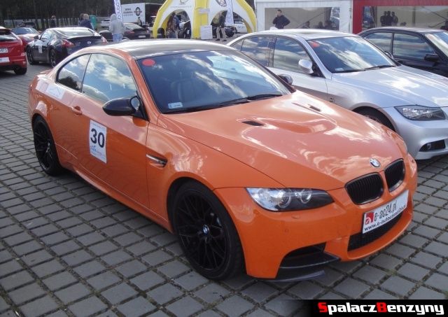 BMW M3 pomarańczowe na TPTD 30 wrzesień 2012