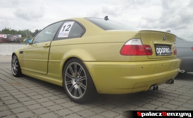 BMW M3 żółte na TPTD 13 lipiec 2013