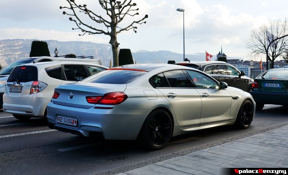 BMW M6 GC na ulicy w Genewie