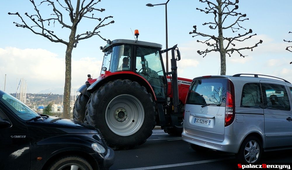 Ciągnik rolniczy w Genewie