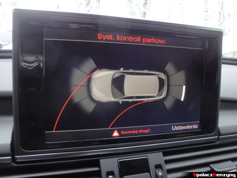 Czujniki parkowania w MMI w Audi A6 allroad quattro