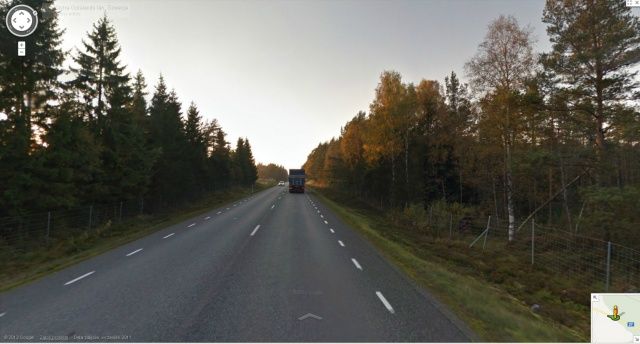 Droga midzymiastowa w Szwecji
