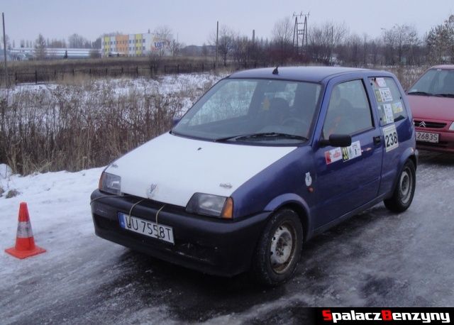 Fiat CC niebieski na RS pamici Janusza Kuliga na Torze w Lublinie 2013