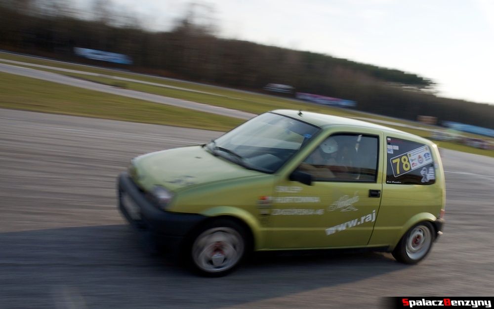 Fiat CC oliwkowy na 3. runda SuperOes Kielce 2014