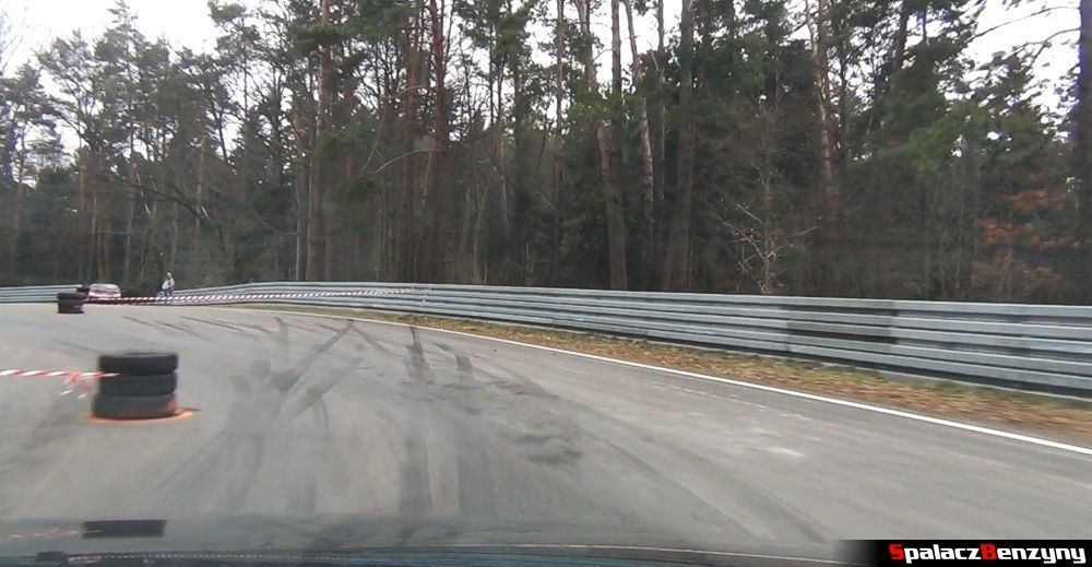 Hamowanie podczas jazdy na 2. runda SuperOes Kielce 2014