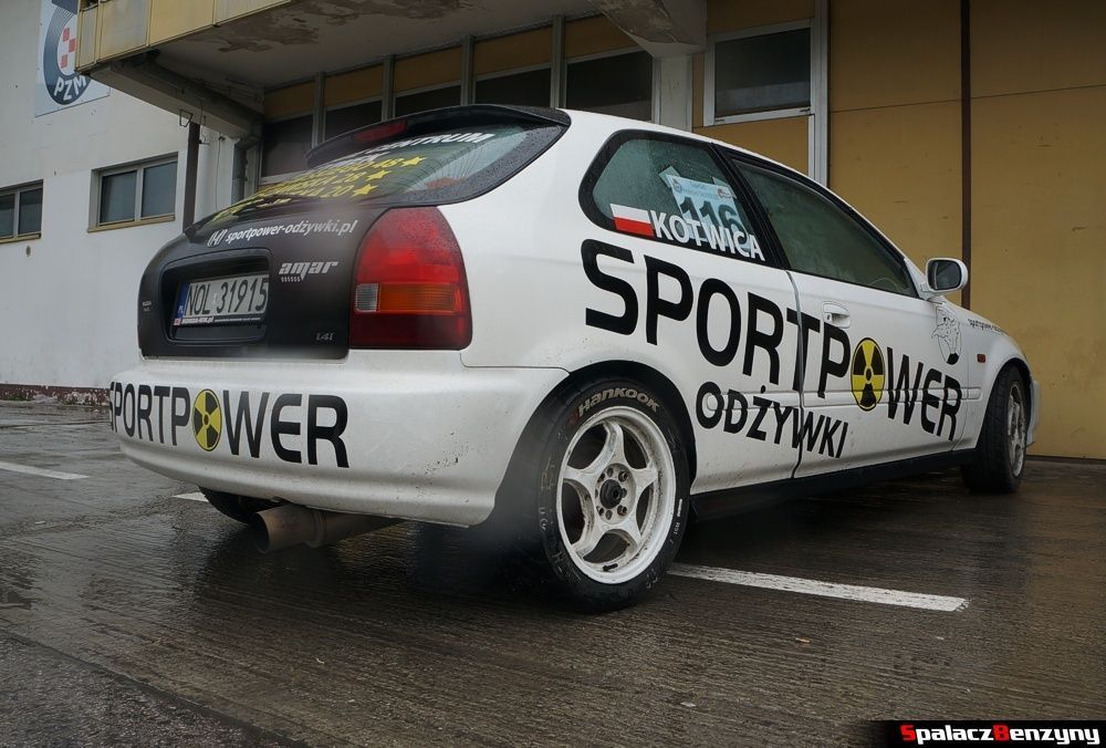 Honda Civic sport power na 4. runda SuperOes Kielce 2014