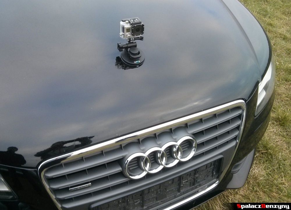 Kamera gopro 3 hero na Audi A4 quattro na RS Auto Euro 2013