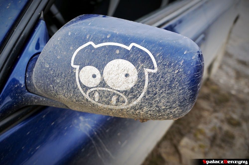 Lusterko świnka Subaru Driveart 6 sty 2014
