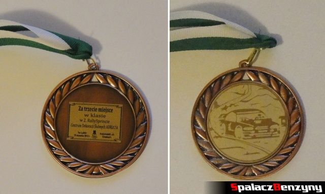 Medal na Rally Sprint Adriana na Torze w Lublinie