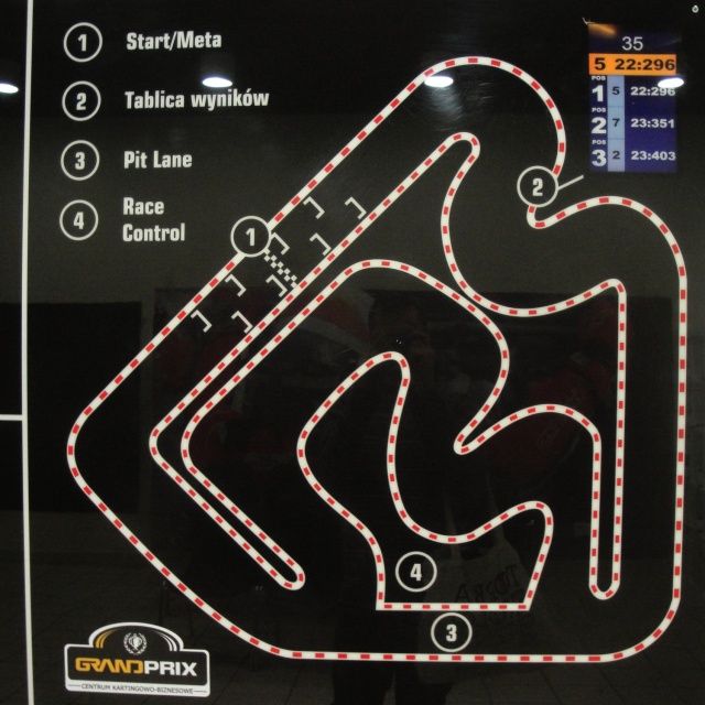 Plan tory Grand Prix w Warszawie