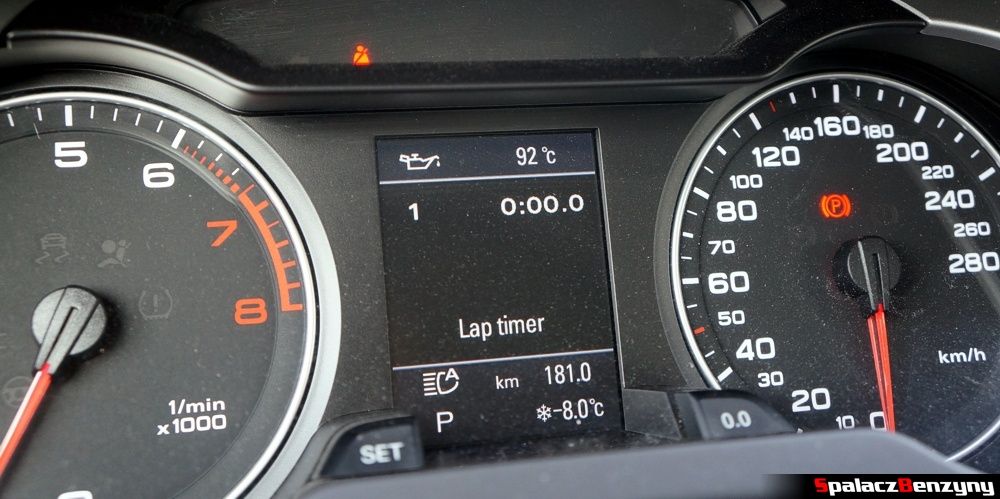 Pomiar temperatury oleju w Audi A4 B8