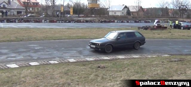 Przysychający asfalt podczas Rally Sprint w Biłgoraju