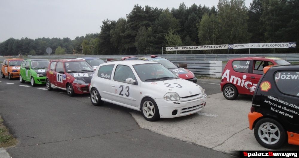 Renault Clio i Fiat na 10 runda WPP Poznań