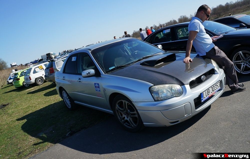Subaru Impreza WRX srebrna na RS Auto Euro Tor Lublin 2014