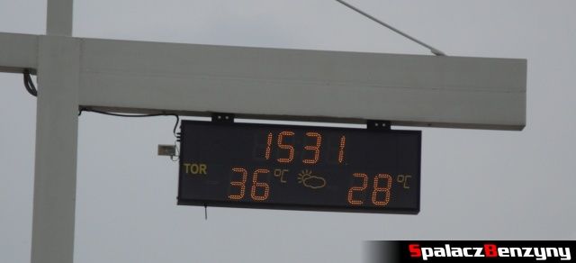 Temperatura podczas Treningu Subaru 3 maja 2012 na torze Kielce