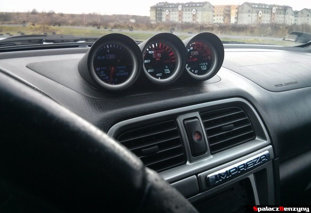 Wskaźniki w Subaru Impreza STI na Niepodległościowy Rally Sprint by Driveart 2013