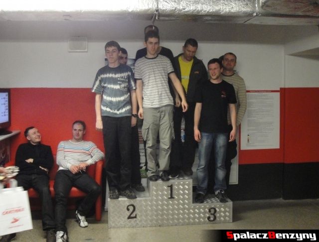 Zwycizcy na podium Cartmax by Night 2012 w Lublinie