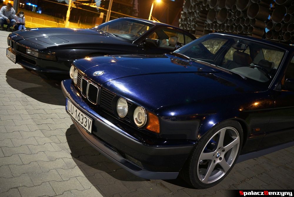 BMW 5 i BMW 8 850i V12 na Lubelskie Klasyki Nocą 3 lipca 2014